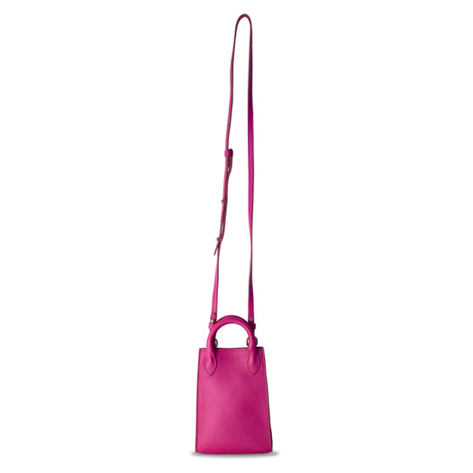 Ernest - Mini sac en cuir fuchsia, porte téléphone - Paul Bertin Paris